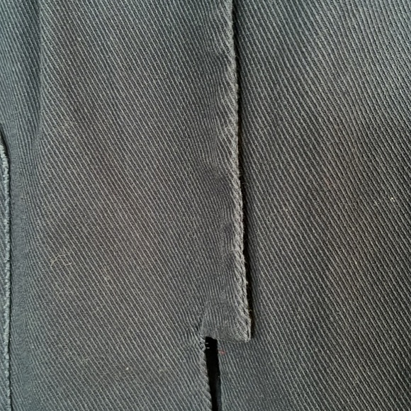 SIMPLY VERA by Vera Wang Navy Blue Thin Wale Corduroy Collarless Jkt, Small, GUC - Picture 8 of 12